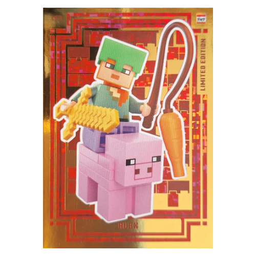 Trading Card, Minecraft Series 2 Boom-Bastic, Gold Card - Alex [No Color/Any Color]