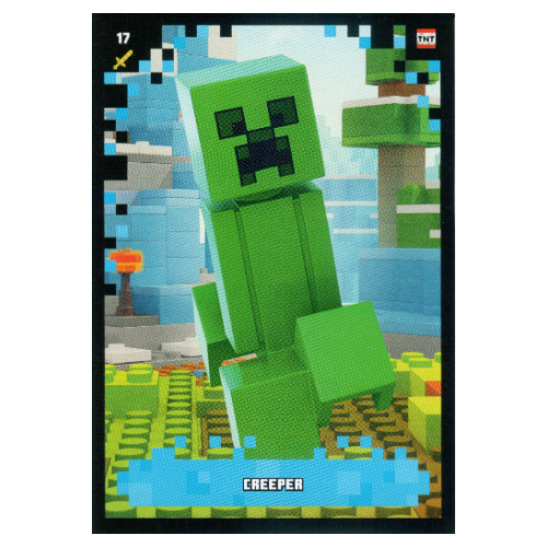 Trading Card, Minecraft Series 2 Boom-Bastic, Standard Card - Creeper [Keine Farbe/Beliebige Farbe]