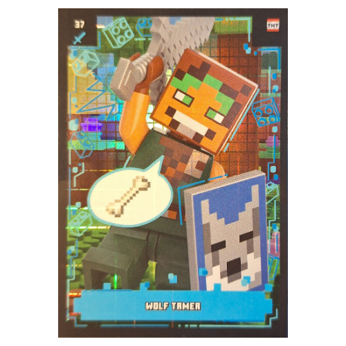 Trading Card, Minecraft Series 2 Boom-Bastic, Standard Card - Wolf Tamer (Foil) [Keine Farbe/Beliebige Farbe]