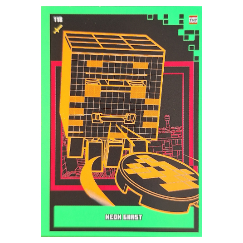 Trading Card, Minecraft Series 2 Boom-Bastic, Standard Card - Neon Ghast [Keine Farbe/Beliebige Farbe]