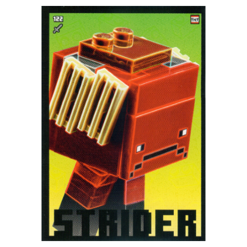 Trading Card, Minecraft Series 2 Boom-Bastic, Standard Card - Strider [Keine Farbe/Beliebige Farbe]