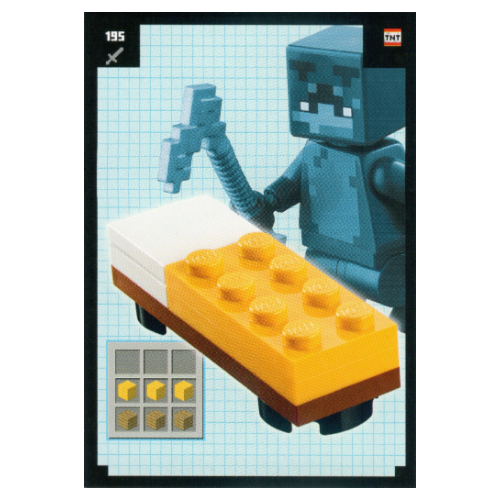 Trading Card, Minecraft Series 2 Boom-Bastic, Standard Card - Bed [Keine Farbe/Beliebige Farbe]