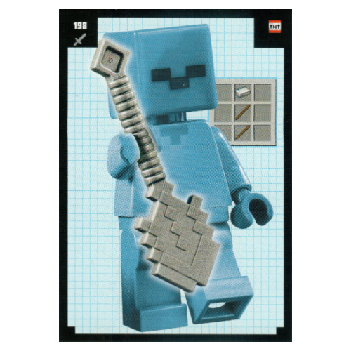 Trading Card, Minecraft Series 2 Boom-Bastic, Standard Card - Iron Shovel [No Color/Any Color]