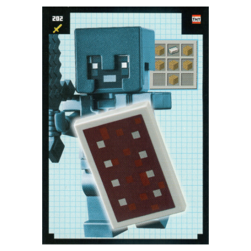 Trading Card, Minecraft Series 2 Boom-Bastic, Standard Card - Shield [Keine Farbe/Beliebige Farbe]