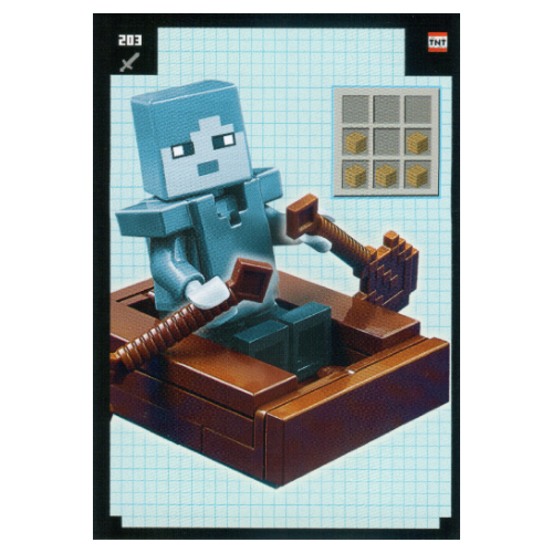 Trading Card, Minecraft Series 2 Boom-Bastic, Standard Card - Boat [Keine Farbe/Beliebige Farbe]