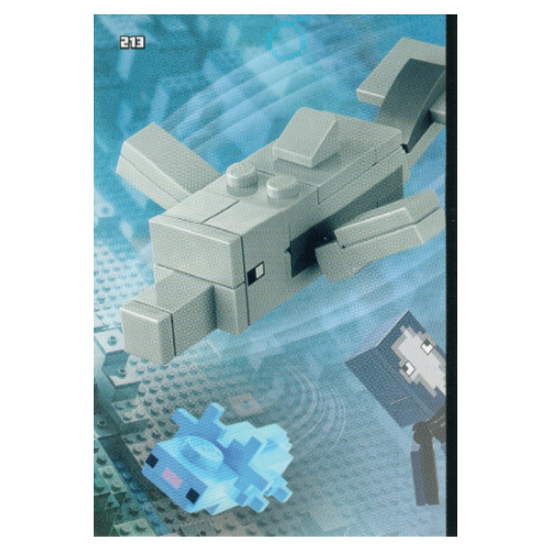 Trading Card, Minecraft Series 2 Boom-Bastic, Standard Card - Underwater Adventure [No Color/Any Color]