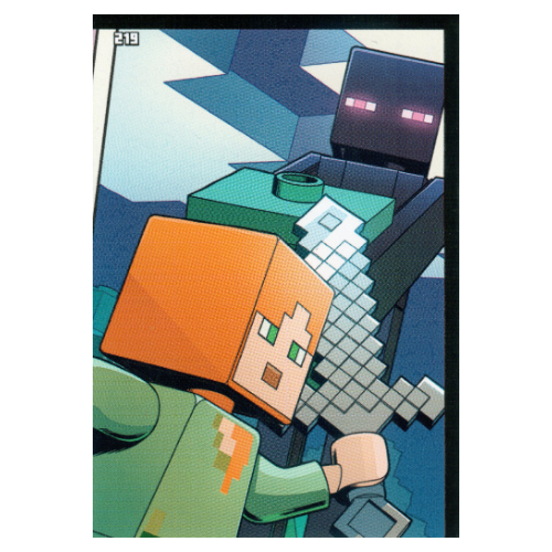 Trading Card, Minecraft Series 2 Boom-Bastic, Standard Card - Comic Fun [No Color/Any Color]