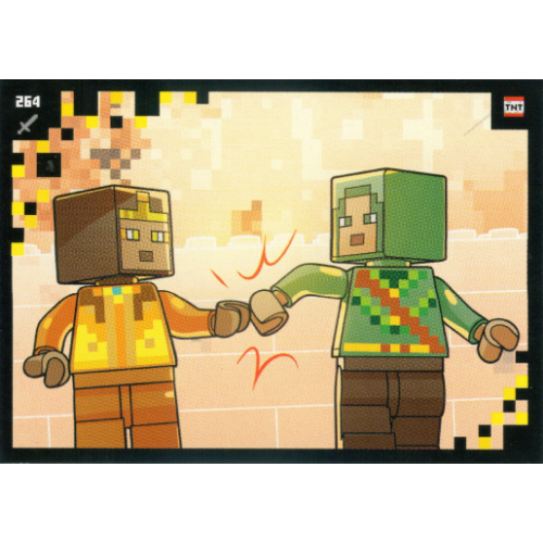 Trading Card, Minecraft Series 2 Boom-Bastic, Standard Card - Fist Bump [No Color/Any Color]