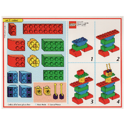 Creator Board Game Model Card (Red): Robot [Keine Farbe/Beliebige Farbe]