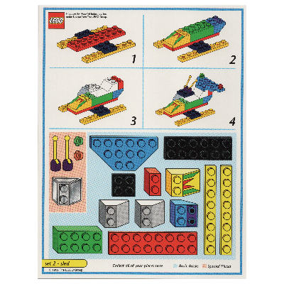 Creator Board Game Model Card (Blue): Sled [Keine Farbe/Beliebige Farbe]
