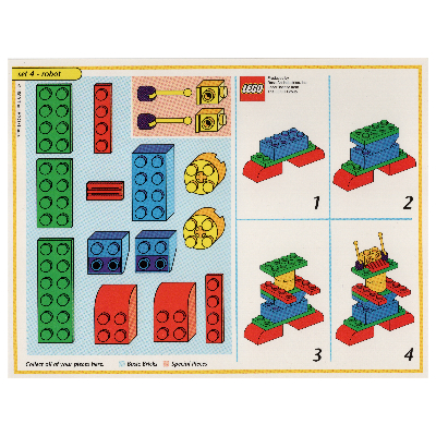 Creator Board Game Model Card (Yellow): Robot [No Color/Any Color]