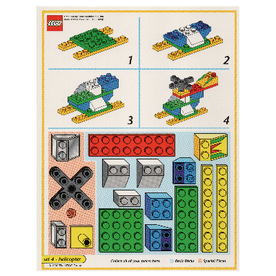 Creator Board Game Model Card (Yellow): Helicopter [Keine Farbe/Beliebige Farbe]