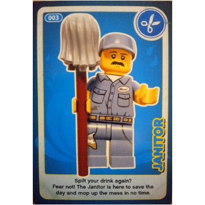Trading Card, Create the World - Janitor [No Color/Any Color]