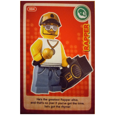 Trading Card, Create the World - Rapper [No Color/Any Color]