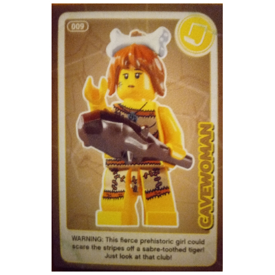 Trading Card, Create the World - Cavewoman [No Color/Any Color]