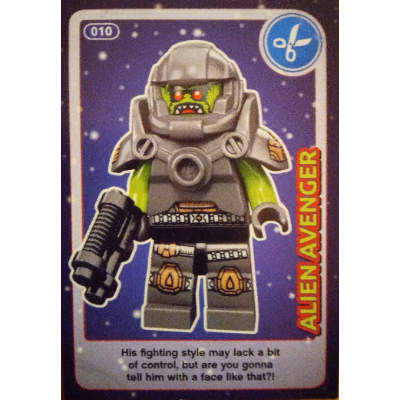 Trading Card, Create the World - Alien Avenger [No Color/Any Color]