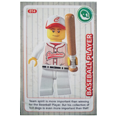 Trading Card, Create the World - Baseball Player [Keine Farbe/Beliebige Farbe]