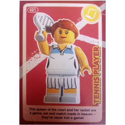Trading Card, Create the World - Tennis Player [Keine Farbe/Beliebige Farbe]