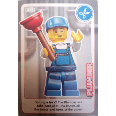 Trading Card, Create the World - Plumber [No Color/Any Color]