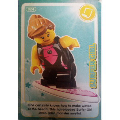 Trading Card, Create the World - Surfer Girl [Keine Farbe/Beliebige Farbe]