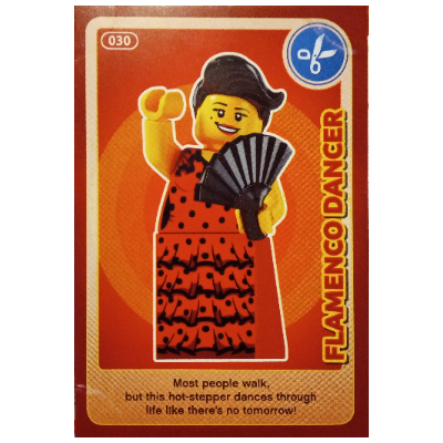 Trading Card, Create the World - Flamenco Dancer [No Color/Any Color]