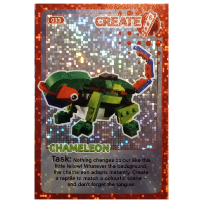 Trading Card, Create the World - Chameleon (foil) [No Color/Any Color]