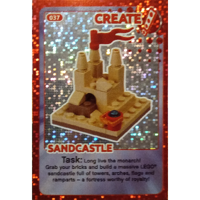 Trading Card, Create the World - Sandcastle (foil) [No Color/Any Color]