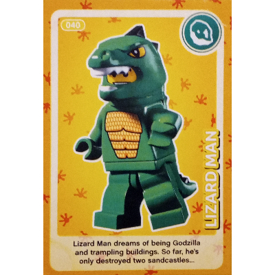 Trading Card, Create the World - Lizard Man [Keine Farbe/Beliebige Farbe]