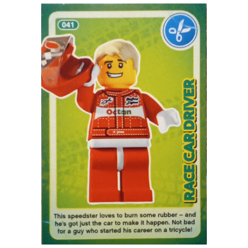 Trading Card, Create the World - Race Car Driver [No Color/Any Color]