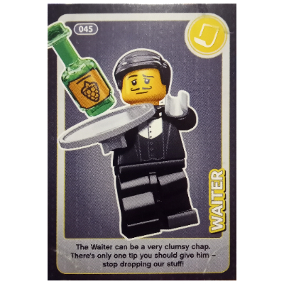 Trading Card, Create the World - Waiter [Keine Farbe/Beliebige Farbe]