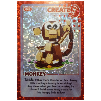 Trading Card, Create the World - Monkey (foil) [Keine Farbe/Beliebige Farbe]