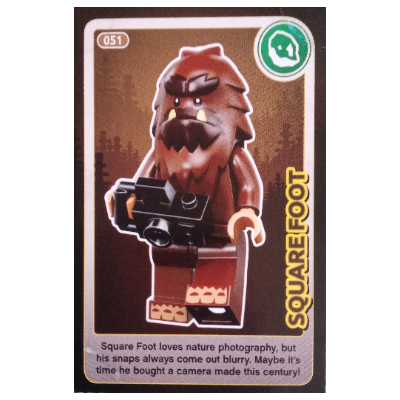 Trading Card, Create The World - Square Foot [Keine Farbe/Beliebige Farbe]