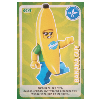 Trading Card, Create The World - Banana Guy [Keine Farbe/Beliebige Farbe]