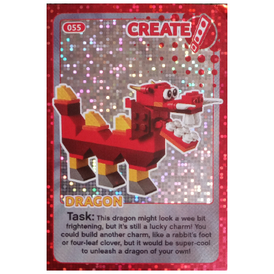 Trading Card, Create The World - Dragon (foil) [No Color/Any Color]