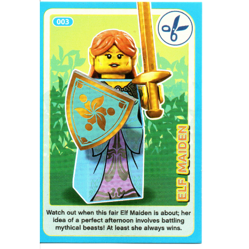 Trading Card, Create the World Incredible Inventions - Elf Maiden [No Color/Any Color]