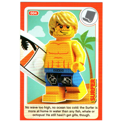 Trading Card, Create the World Incredible Inventions - Surfer [Keine Farbe/Beliebige Farbe]