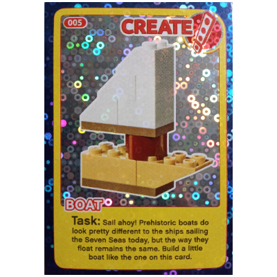 Trading Card, Create the World Incredible Inventions - Boat (foil) [No Color/Any Color]