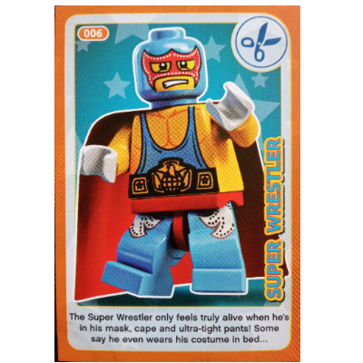 Trading Card, Create the World Incredible Inventions - Super Wrestler [No Color/Any Color]