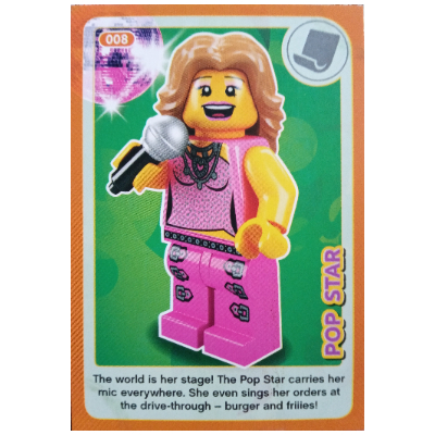 Trading Card, Create the World Incredible Inventions - Pop Star [No Color/Any Color]