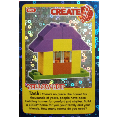 Trading Card, Create the World Incredible Inventions - Yellow Hut (foil) [Keine Farbe/Beliebige Farbe]