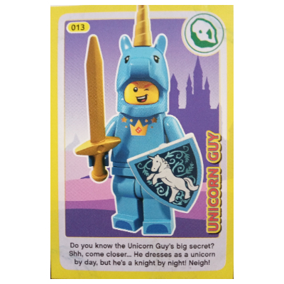 Trading Card, Create the World Incredible Inventions - Unicorn Guy [Keine Farbe/Beliebige Farbe]