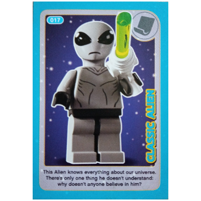 Trading Card, Create the World Incredible Inventions - Classic Alien [No Color/Any Color]