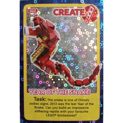 Trading Card, Create the World Incredible Inventions - Year Of The Snake [Keine Farbe/Beliebige Farbe]