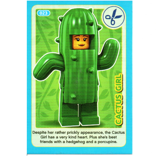 Trading Card, Create the World Incredible Inventions - Cactus Girl [No Color/Any Color]