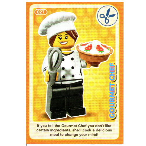 Trading Card, Create the World Incredible Inventions - Gourmet Chef [No Color/Any Color]