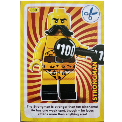 Trading Card, Create the World Incredible Inventions - Strongman [No Color/Any Color]
