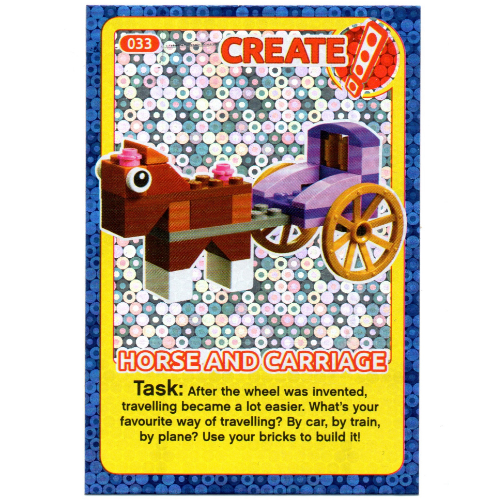 Trading Card, Create the World Incredible Inventions - Horse and Carriage (Foil) [No Color/Any Color]