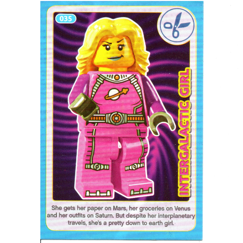 Trading Card, Create the World Incredible Inventions - Intergalactic Girl [No Color/Any Color]