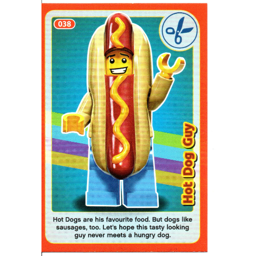 Trading Card, Create the World Incredible Inventions - Hot Dog Guy [No Color/Any Color]