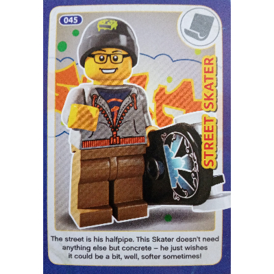 Trading Card, Create the World Incredible Inventions - Street Skater [Keine Farbe/Beliebige Farbe]
